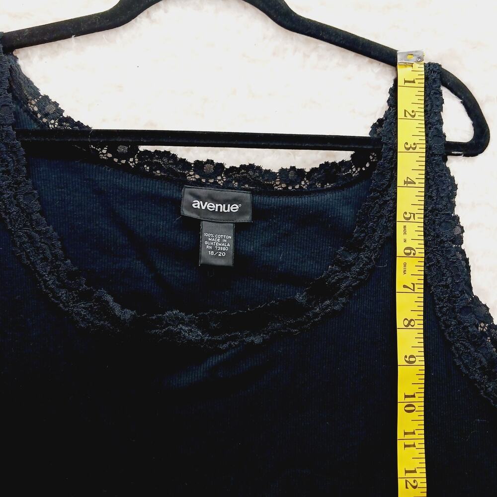 Cami Black Goth Lace Coquette Going Out Top Fairygoth Whimsycore Y2K Sz 18 20 XL